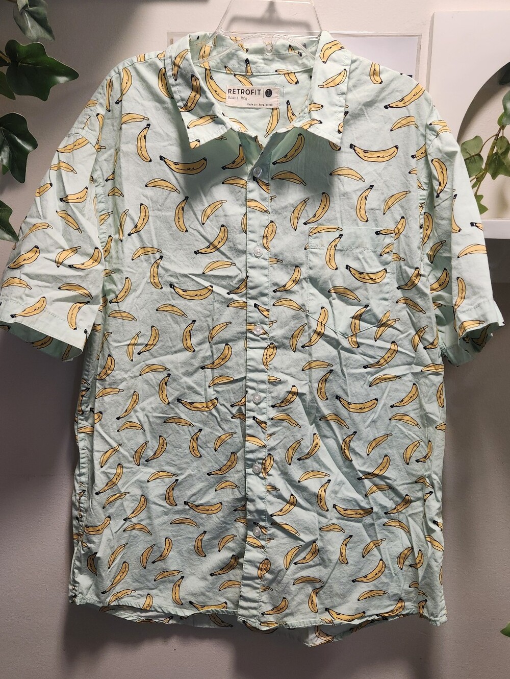 "Going Bananas" Button Down Shirt